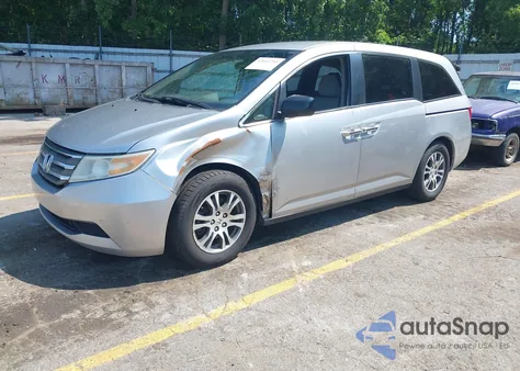 2012 Honda Odyssey Ex z USA, uszkodzony, nr VIN 5FNRL5H42CB032229